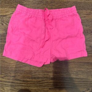 J. Crew Pink Shorts with Elastic Waistband NWT